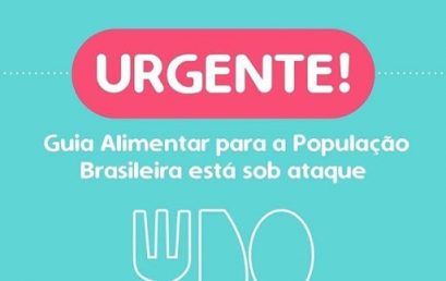 Respeitem o Guia Alimentar da População Brasileira